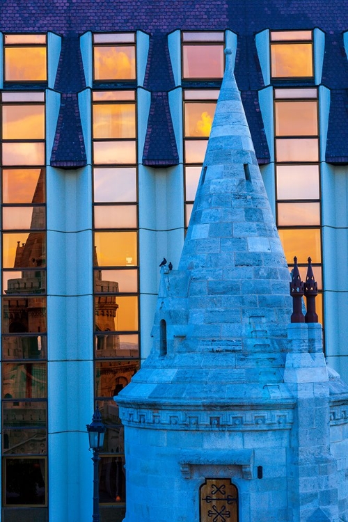 Picture of FISHERMANS BASTION NEXT TO MATYAS CHURCH-CASTLE HILL-BUDA SIDE OF CENTRAL BUDAPEST-CAPITAL OF HUNGA