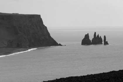 Picture of ROCKS IN THE OCEAN-DYRHOLAEY-VIK-ICELAND