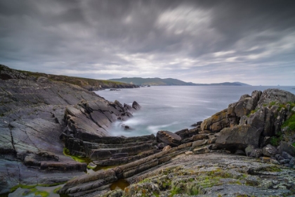 Picture of EUROPE-IRELAND-EYERIES-LANDSCAPE WITH THE BEARA BOWL ROCK FORMATION