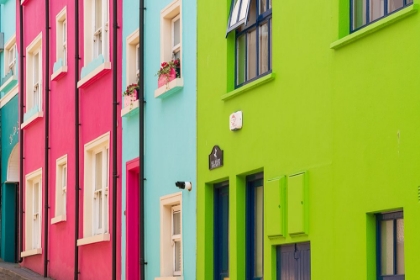 Picture of EUROPE-IRELAND-KINSALE-EXTERIOR OF COLORFUL BUILDINGS