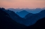 Picture of EUROPE-ITALY-FRIULI VENEZIA GIULIA-FOGGY MONTE LUSSARI MOUNTAIN AT SUNSET