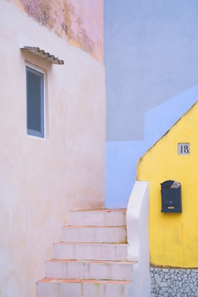 Picture of EUROPE-ITALY-PROCIDA-EXTERIOR OF HOUSE AND STAIRWAY