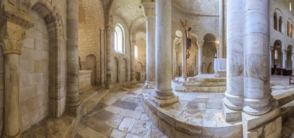 Picture of EUROPE-ITALY-TUSCANY-INTERIOR OF SAN ANTIMO ABBEY