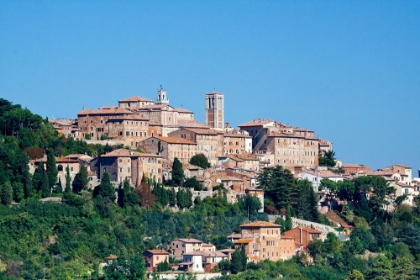 Picture of ITALY-TUSCANY-MONTEPULCIANO THE MEDIEVAL AND RENAISSANCE HILL TOWN OF MONTEPULCIANO