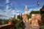 Picture of ITALY-TUSCANY-PIENZA THE BELL TOWER OF THE DUOMO SANTA MARIA ASSUNTA CATHEDRAL