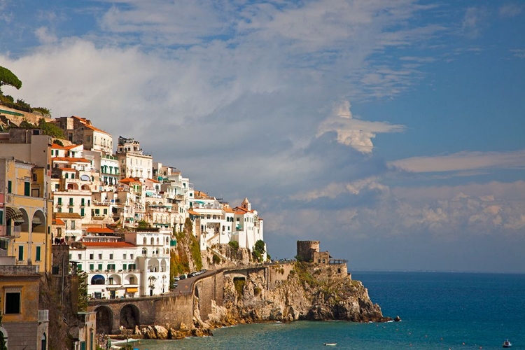 Picture of ITALY-AMALFI THE BEAUTIFUL VIEW OF THE COASTAL TOWN OF AMALFI ON THE GULF OF SALERNO