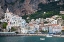 Picture of ITALY-AMALFI THE COASTAL TOWN OF AMALFI AS SEEN FROM A BOAT IN THE HARBOR