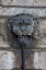 Picture of ITALY-TUSCANY-MONTEPULCIANO CARVING OF A LIONS HEAD ON A STONE BUILDING