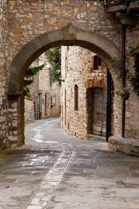 Picture of ITALY-TUSCANY-VERTINE EXPLORING THE SMALL HILLSIDE TOWN OF VERTINE IN THE CHIANTI REGION OF TUSCANY