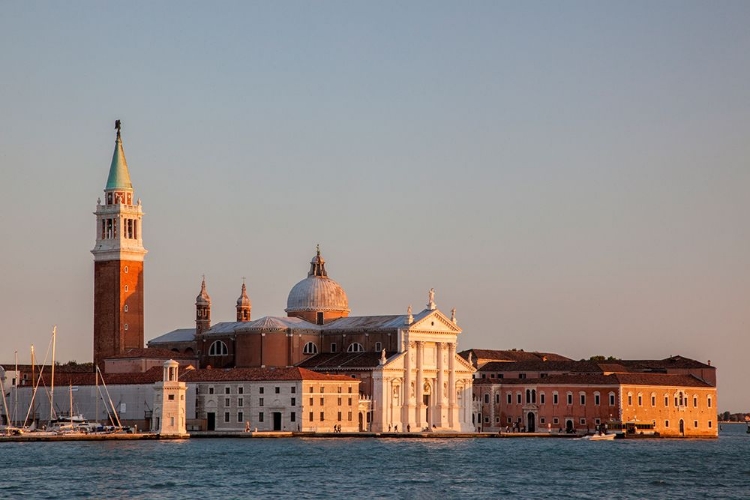 Picture of ITALY-VENICE EVENING LIGHT ON THE SAN GIORGIO MAGGIORE CHURCH-A 16TH CENTURY BENEDICTINE CHURCH