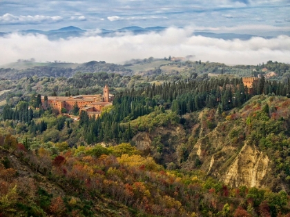 Picture of ITALY-TUSCANY-CHIUSURE ABBEY OF MONTE OLIVETO MAGGIORE-A BENEDICTINE MONASTERY