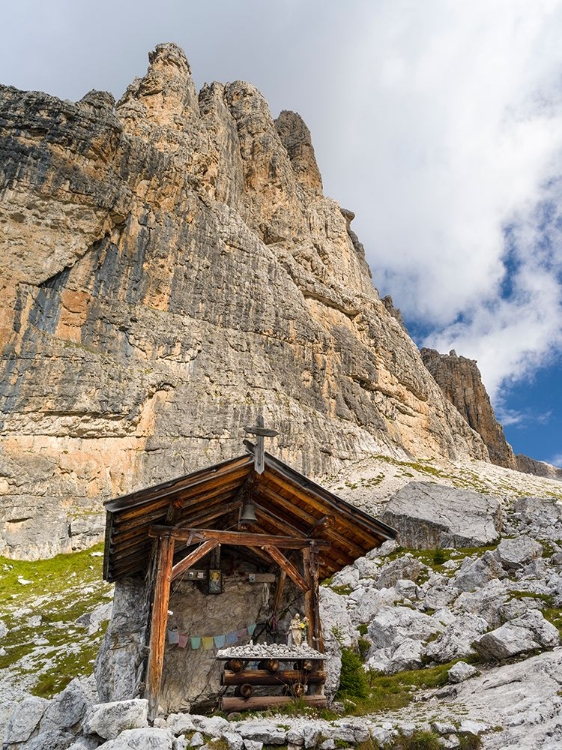 Picture of CHAPEL OF RIFUGIO TUCKETT E SELLA-THE BRENTA DOLOMITES-UNESCO WORLD HERITAGE SITE-ITALY-TRENTINO-VA