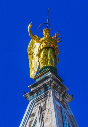 Picture of GOLDEN ARCHANGEL GABRIEL STATUE CAMPANILE BELL TOWER-PIAZZA SAN MARCO-SAINT MARKS SQUARE-VENICE-ITA