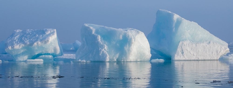 Picture of NORWAY-HIGH ARCTIC ICE LANDSCAPE WITH ICEBERGS