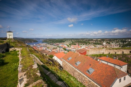 Picture of NORWAY-OSTFOLD COUNTY-HALDEN-TOWN VIEW FROM FREDRIKSTEN FORTRESS