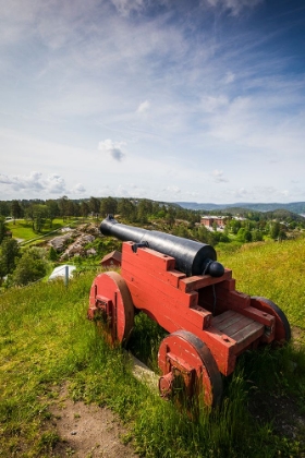 Picture of NORWAY-OSTFOLD COUNTY-HALDEN-FREDRIKSTEN FORTRESS-HISTORIC CANNONS