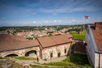 Picture of NORWAY-OSTFOLD COUNTY-HALDEN-TOWN VIEW FROM FREDRIKSTEN FORTRESS