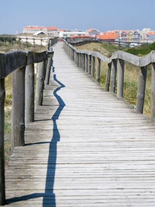 Picture of PORTUGAL-COSTA NOVA-BEACH AND BOARD WALK AT COSTA NOVA BEACH RESORT NEAR AVEIRO