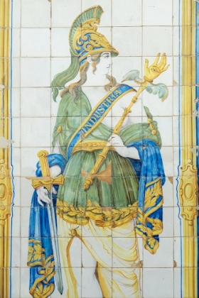 Picture of CASCAIS-PORTUGAL STORE FRONT TILE SIGNS FROM THE 1800S