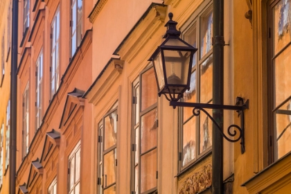 Picture of SWEDEN-STOCKHOLM-GAMLA STAN-OLD TOWN-ROYAL PALACE-OLD TOWN BUILDING DETAIL