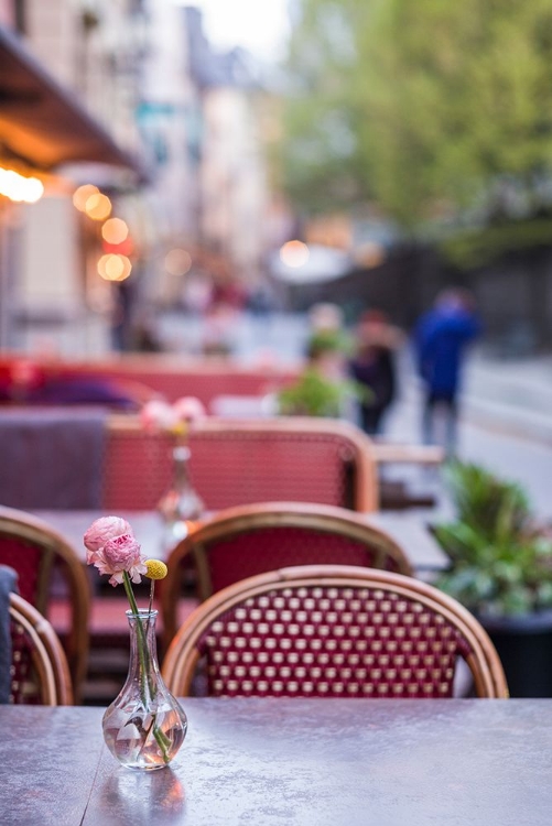 Picture of SWEDEN-STOCKHOLM-GAMLA STAN-OLD TOWN-CAFE TABLES