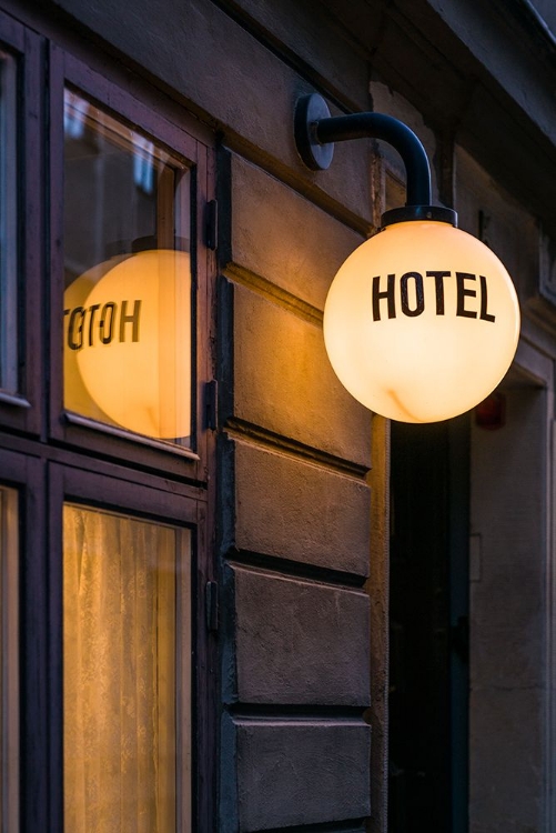 Picture of SWEDEN-STOCKHOLM-GAMLA STAN-OLD TOWN-HOTEL SIGN