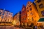 Picture of SWEDEN-STOCKHOLM-GAMLA STAN-OLD TOWN-BUILDINGS OF THE STORTORGET SQUARE-DUSK