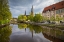 Picture of SWEDEN-CENTRAL SWEDEN-UPPSALA-DOMKYRKA CATHEDRAL-REFLECTION