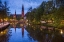 Picture of SWEDEN-CENTRAL SWEDEN-UPPSALA-DOMKYRKA CATHEDRAL-REFLECTION-DUSK