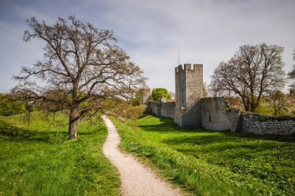 Picture of SWEDEN-GOTLAND ISLAND-VISBY-12TH CENTURY CITY WALL-MOST COMPLETE MEDIEVAL CITY WALL IN EUROPE