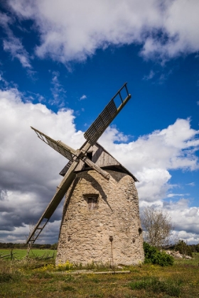 Picture of SWEDEN-GOTLAND ISLAND-BOTVATTE-OLD WINDMILL