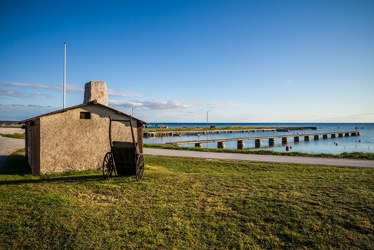 Picture of SWEDEN-GOTLAND ISLAND-GNISVARD-FISHING SHACK