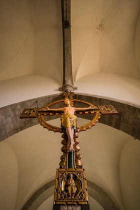 Picture of SWEDEN-GOTLAND ISLAND-STANGA-STANGA CHURCH-INTERIOR CRUCIFIX