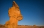 Picture of SWEDEN-FARO ISLAND-LANGHAMMARS AREA-LANGHAMMAR COASTAL LIMESTONE RAUK ROCK-SUNSET