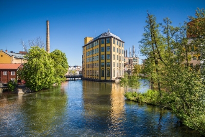 Picture of SWEDEN-NORRKOPING-EARLY SWEDISH INDUSTRIAL TOWN-ARBETETS MUSEUM-MUSEUM OF WORK IN FORMER EARLY 20TH