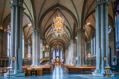 Picture of SWEDEN-LINKOPING-LINKOPING DOMKYRKA CATHEDRAL-INTERIOR