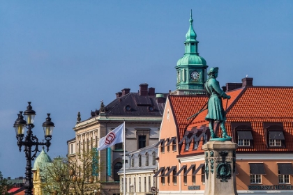 Picture of SOUTHERN SWEDEN-KARLSKRONA-STORTORGET SQUARE-TOWN BUILDINGS