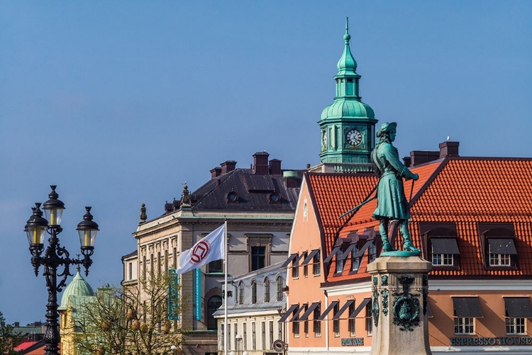 Picture of SOUTHERN SWEDEN-KARLSKRONA-STORTORGET SQUARE-TOWN BUILDINGS