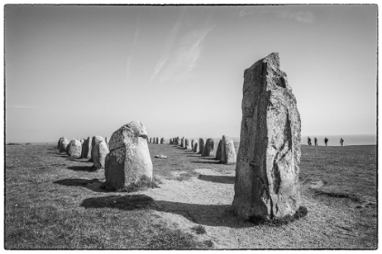 Picture of SOUTHERN SWEDEN-KASEBERGA-ALES STENAR-ALES STONES-EARLY PEOPLES RITUAL SITE-600 AD