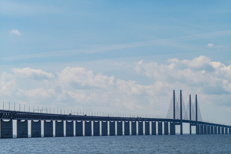 Picture of SWEDEN-SCANIA-MALMO-ORESUND BRIDGE-LONGEST CABLE-TIED BRIDGE IN EUROPE-LINKING SWEDEN AND DENMARK