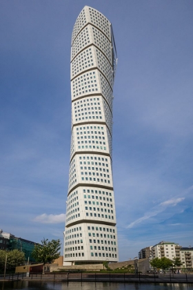 Picture of SWEDEN-SCANIA-MALMO-TURNING TORSO BUILDING-DESIGNED BY ARCHITECT SANTIAGO CALATRAVA-2005