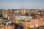 Picture of SWEDEN-SCANIA-MALMO-INRE HAMNEN INNER HARBOR-ELEVATED SKYLINE VIEW