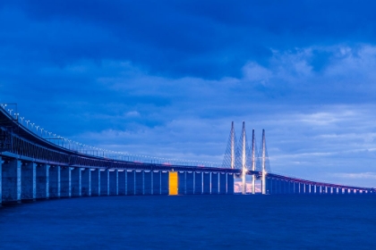 Picture of SWEDEN-SCANIA-MALMO-ORESUND BRIDGE-LONGEST CABLE-TIED BRIDGE IN EUROPE-LINKING SWEDEN AND DENMARK-D