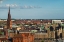 Picture of SWEDEN-SCANIA-MALMO-INRE HAMNEN INNER HARBOR-ELEVATED SKYLINE VIEW