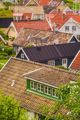 Picture of SWEDEN-SCANIA-ARILD-HIGH ANGLE VILLAGE VIEW