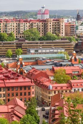 Picture of SWEDEN-VASTRAGOTLAND AND BOHUSLAN-GOTHENBURG-HIGH ANGLE CITY VIEW FROM THE SKANSPARKEN-MORNING