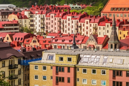 Picture of SWEDEN-VASTRAGOTLAND AND BOHUSLAN-GOTHENBURG-HIGH ANGLE CITY VIEW FROM THE SKANSPARKEN-MORNING