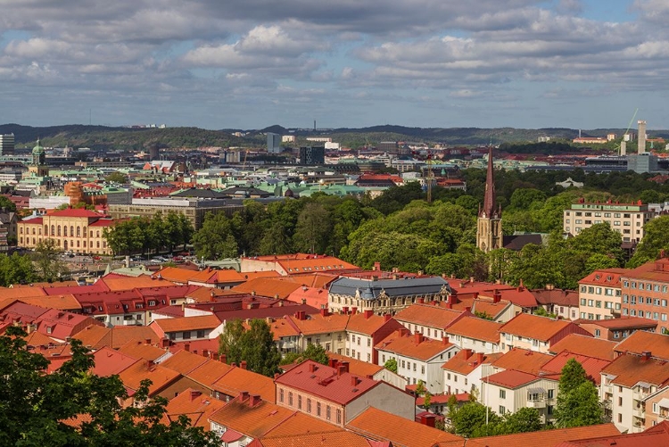 Picture of SWEDEN-VASTRAGOTLAND AND BOHUSLAN-GOTHENBURG-HIGH ANGLE CITY VIEW FROM THE SKANSPARKEN-LATE AFTERNO