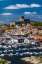 Picture of SWEDEN-BOHUSLAN-MARSTRAND-ISLAND TOWN VIEW WITH THE 17TH CENTURY CARLSTEN FORTRESS