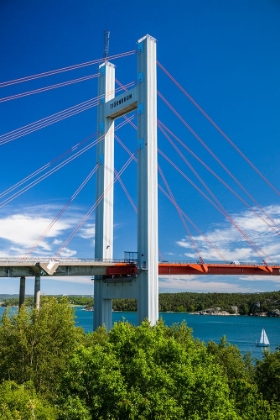 Picture of SWEDEN-BOHUSLAN-TJORN ISLAND-STENUNGSUND-TJORNBRON BRIDGE-LINKS THE MAINLAND TO TJORN ISLAND